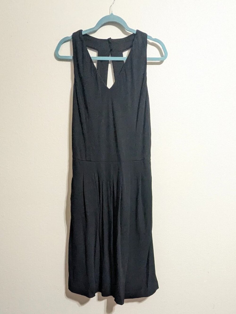 Banana republic black sleeveless dress Size 12